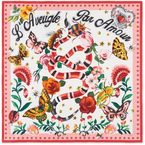 Gucci par amour scarf Clearance
